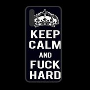 Coque  Huawei P20 PREMIUM Keep Calm Fuck hard Noir