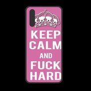 Coque  Huawei P20 PREMIUM Keep Calm Fuck hard Rose