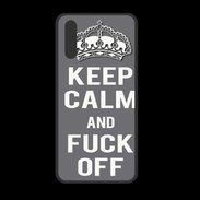 Coque  Huawei P20 PREMIUM Keep Calm Fuck Off Gris