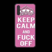 Coque  Huawei P20 PREMIUM Keep Calm Fuck Off Rose