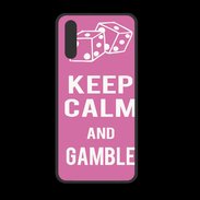 Coque  Huawei P20 PREMIUM Keep Calm Gamble Rose