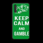 Coque  Huawei P20 PREMIUM Keep Calm Gamble Vert