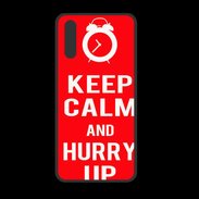 Coque  Huawei P20 PREMIUM Keep Calm Hurry up Rouge