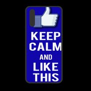 Coque  Huawei P20 PREMIUM Keep Calm Like This Bleu