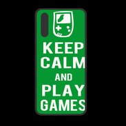 Coque  Huawei P20 PREMIUM Keep Calm Play games Vert