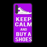 Coque  Huawei P20 PREMIUM Keep Calm Buy Shoes Violet