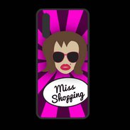 Coque  Huawei P20 PREMIUM Miss Shopping Chatain