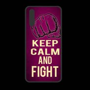 Coque  Huawei P20 PREMIUM Keep Calm and Fight Rose