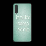 Coque  Huawei P20 PREMIUM Boulot Sexo Dodo Vert ZG