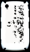 Coque Blackberry 8520 Haka Blanc