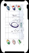 Coque Iphone 3G/3GS 6 Nations Blanc